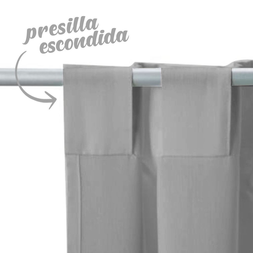 Cortinas Exterior 4x155x220cm Gris